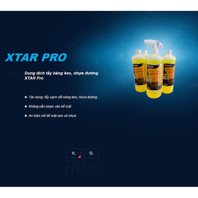 Tẩy Keo Nhựa Đường Xe Hơi Ekokemika Xtar Pro 1L