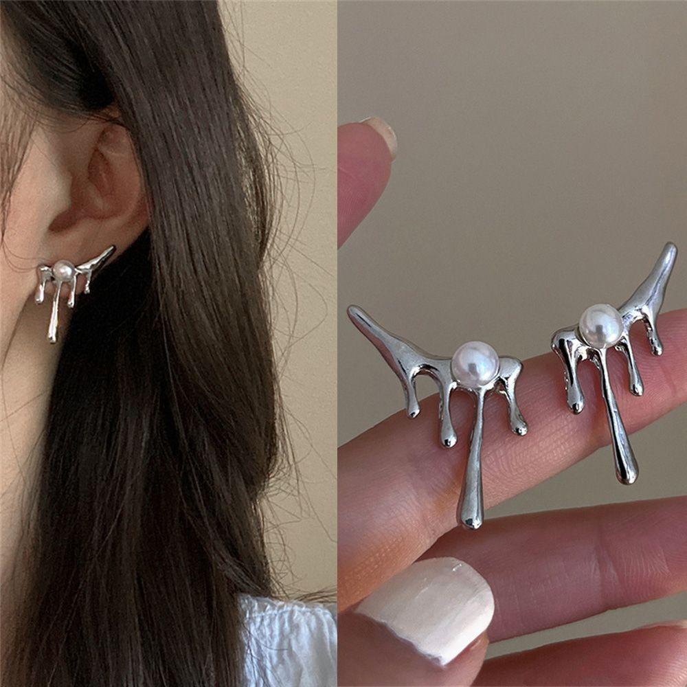 Khuyên Tai Dạng Hạt Hình Học Cho Nữ