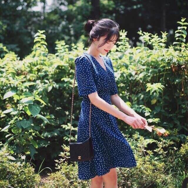 Đầm Nữ Chấm Bi Hotteend