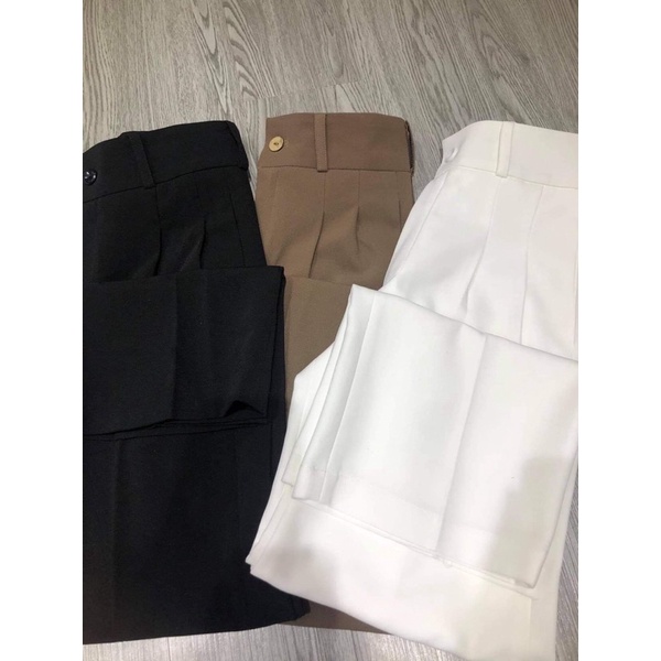 Quần Ống Đứng Culottes Dáng dài 100cm HACk DÁNG/FULL MÀU/ Cạp cao