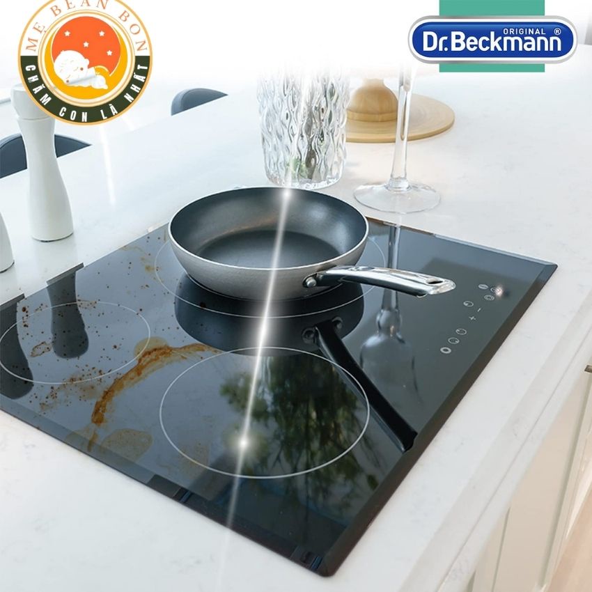 Tẩy dầu mỡ Dr.Beckmann 250ml của Đức tẩy sạch bếp từ, bếp ga, lưới lọc máy hút mùi, tường ốp, chậu rửa bát