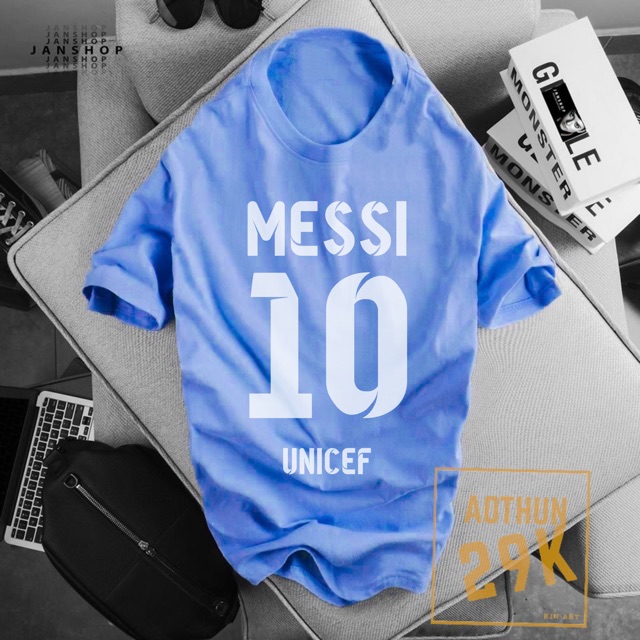 ALBUM 696 - ÁO THUN UNISEX MESSI SỐ 10