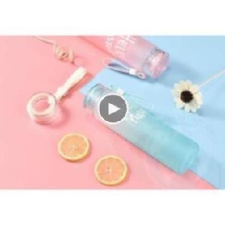 💥 XÃ KHO💥 Bình nước thủy tinh Hello Master 480ml
