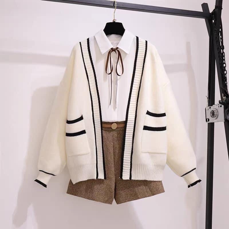 Áo len cardigan ,áo len nữ ,len korea basic