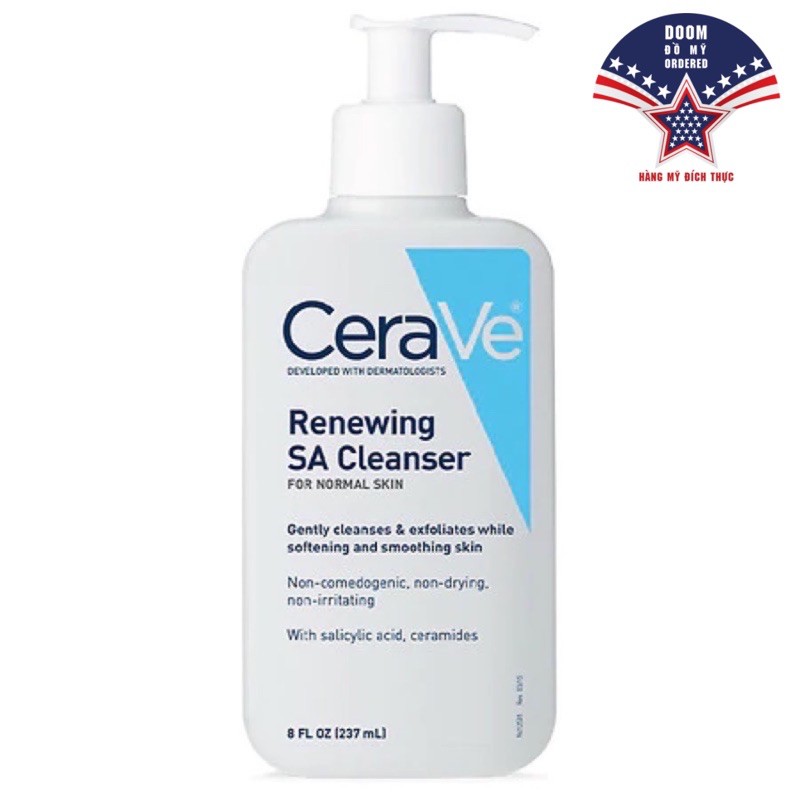 [Hàng Mỹ] Sữa rửa mặt CeraVe Renewing SA Cleanser | BigBuy360 - bigbuy360.vn