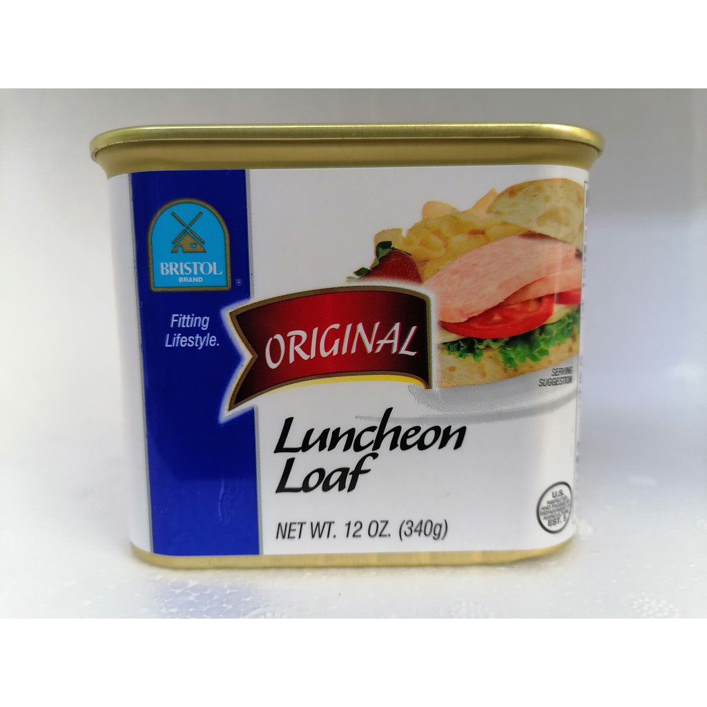 [340g – X.DƯƠNG] Thịt heo và gà nguyên vị [USA] BRISTOL Original Luncheon Loaf (nhn-hk)