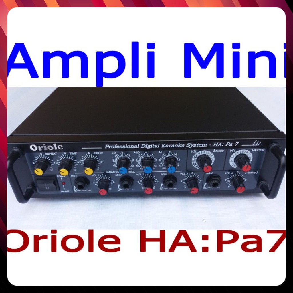 Ampli Mini Karaoke Oriole HA Pa7 | Âm ly hát karaoke