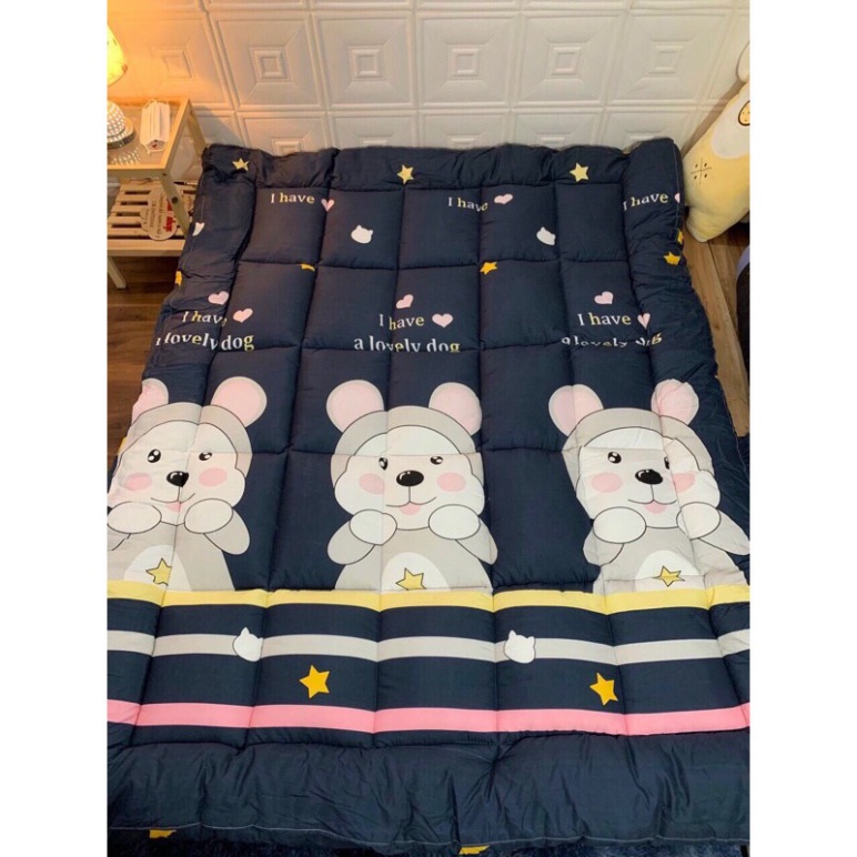 Nệm Topper Tấm làm mềm đệm cotton Hàn Quốc ,Đệm Topper dày 6-8cm tiện nghi cao cấp gấp gọn gàng mẫu mới 2022