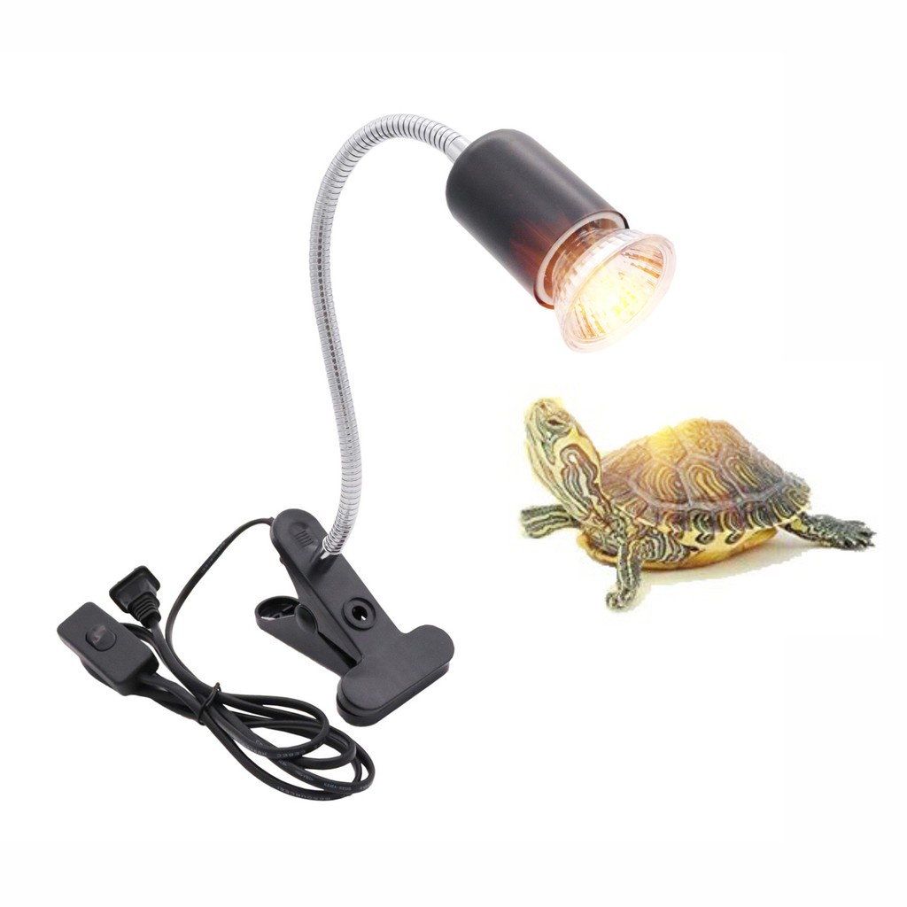 Giá đỡ đèn UVA UVB có kẹp sưởi ấm cho vật nuôi bò sát rùa tiện dụng