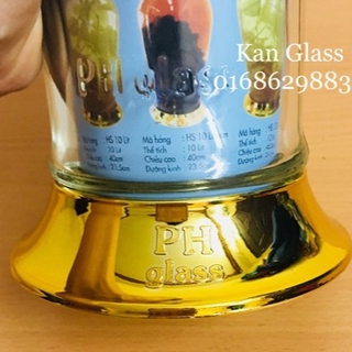 BÌNH NGÂM SÂM 1.48L -  1.8L - BÌNH THỦY TINH