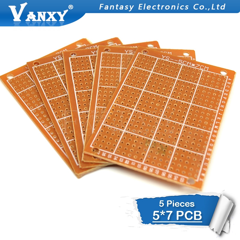 Set 5 Bảng Mạch Mẫu Pcb 5x7cm 5x7 | WebRaoVat - webraovat.net.vn