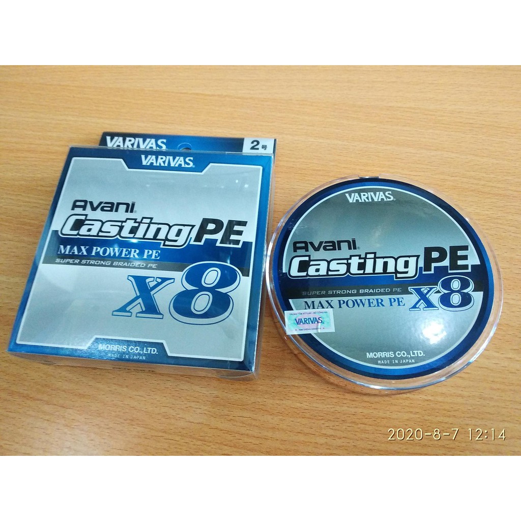 Dây Câu Cá Varivas Avani Casting PE Max Power X8 - 200m