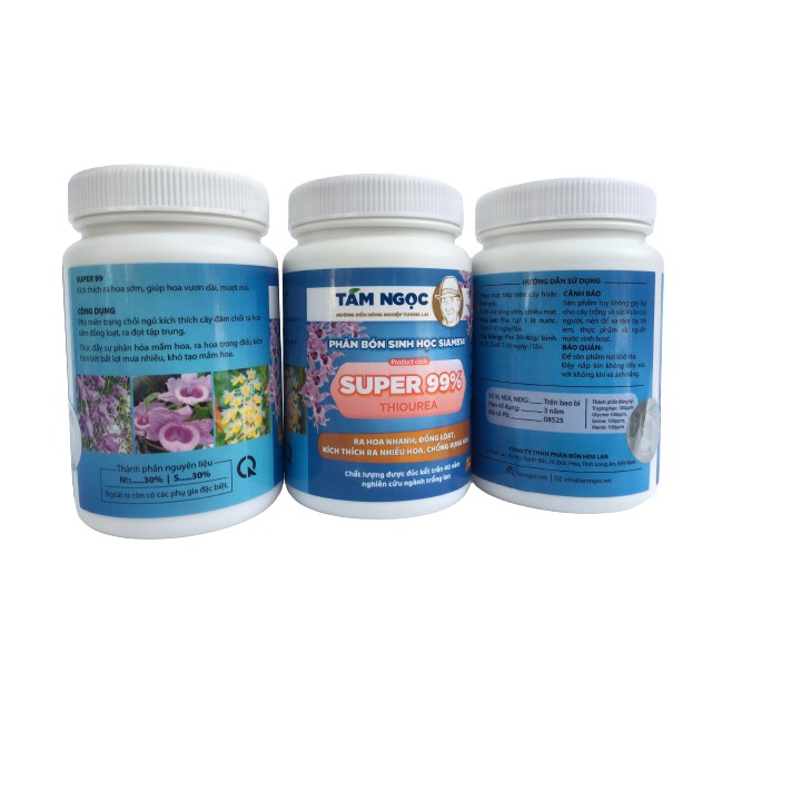 Bộ Tứ Super Thầy Tám Ngọc Super Kali - Super Canxi - Super Magie & Super 99 - 100g/4hũ