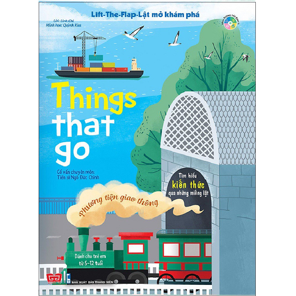 Sách Đinh Tị - Lift-The-Flap - Lật Mở Khám Phá - Things That Go - Phương Tiện Giao Thông
