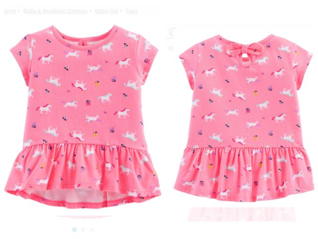 Áo phông bé gái size 6m đến 5 tuổi