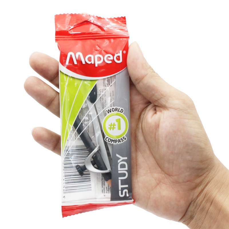 Bộ Compa Kèm Bút Chì Gỗ - Maped 199111