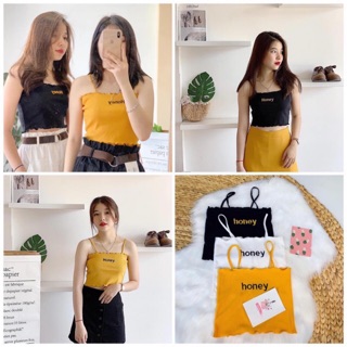 ÁO DÂY CROTOP CHỮ