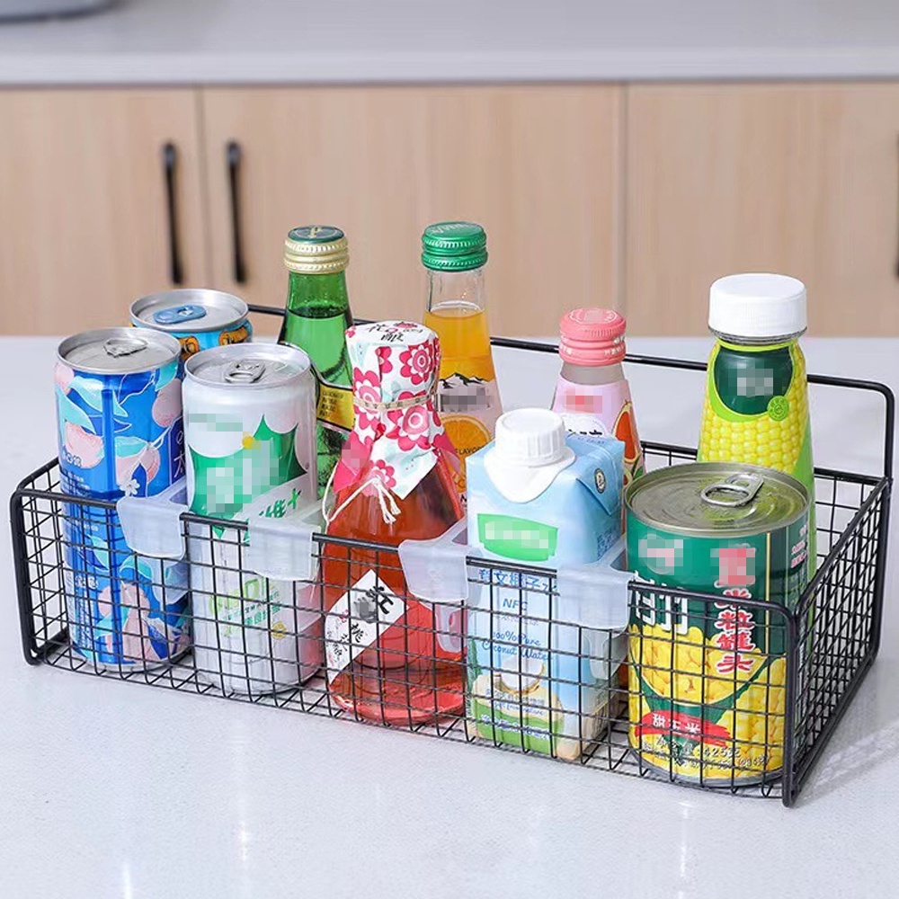 Dụng Cụ Chia Ngăn Tủ Lạnh Bằng Nhựa Trong Suốt Đa Năng Tiện Dụng Cho Nhà Bếp