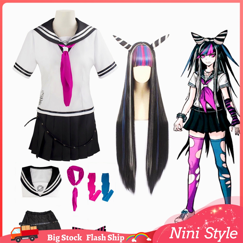 Bộ Tóc Giả Hóa Trang Nhân Vật Anime Danganronpa Mioda Ibuki