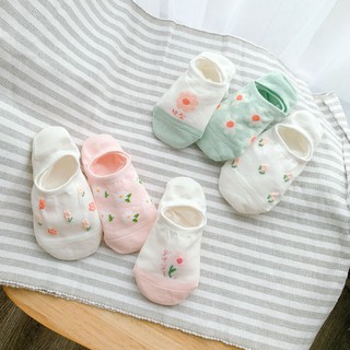 Pack 3 đôi tất lười nữ hình Little Flowers