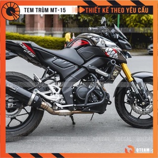 Tem trùm MT15 cá mập decal 3 lớp