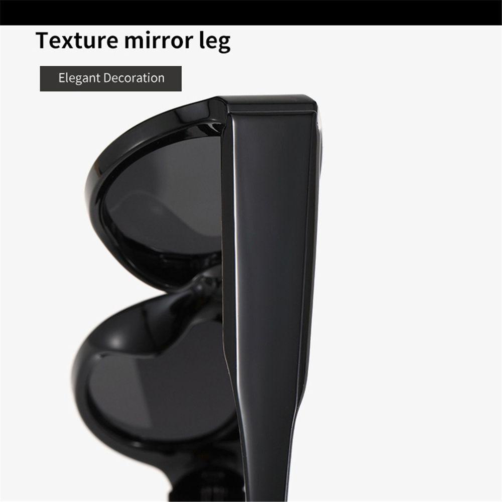 Kính Mát Hình Oval Gọng Nhỏ Chống Tia UV Phong Cách Cổ Điển 1