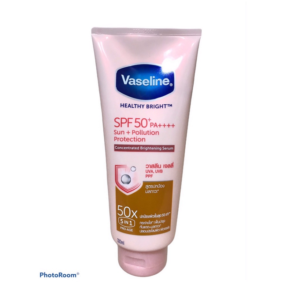 Sữa dưỡng thể Vaseline Healthy Bright Gluta HYA Serum Burst Lotion 10X Thái Lan 330ml