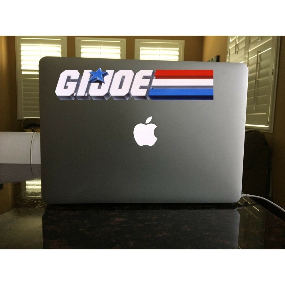 Gi Joe Retro 3D logo Vinyl Window decal nhãn dán destro Cobra Commander