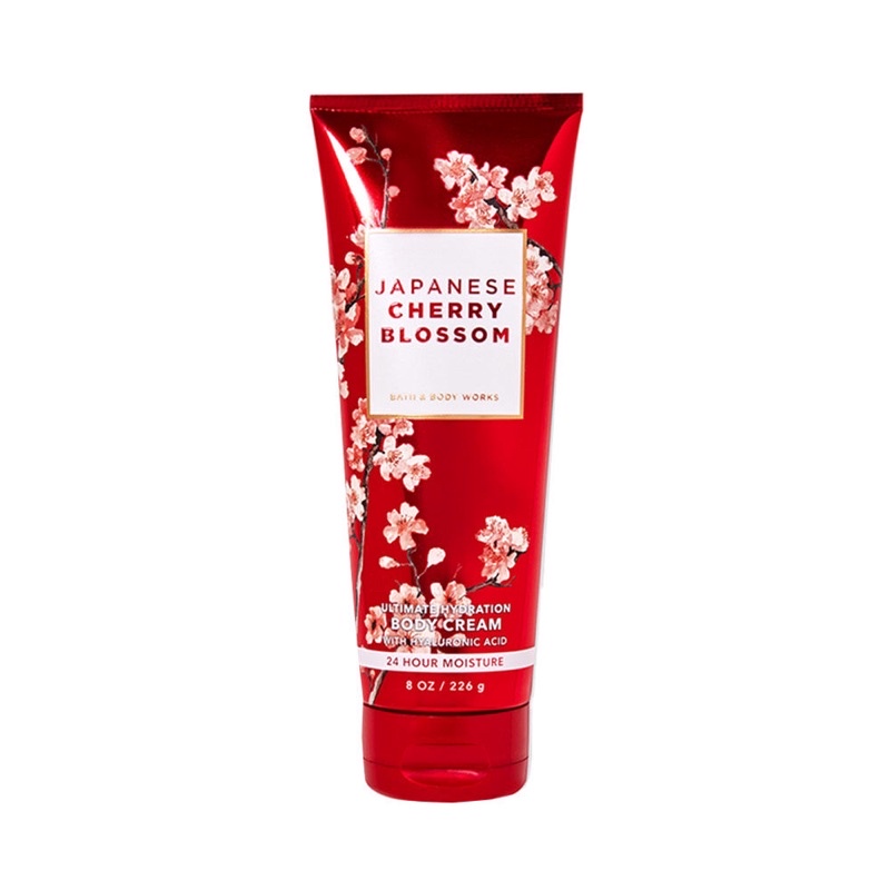 [Auth-sẵn] Kem dưỡng da toàn thân lưu hương Mịn da  JAPANESE CHERRY BLOSSOM Bath and Body Works 226gr