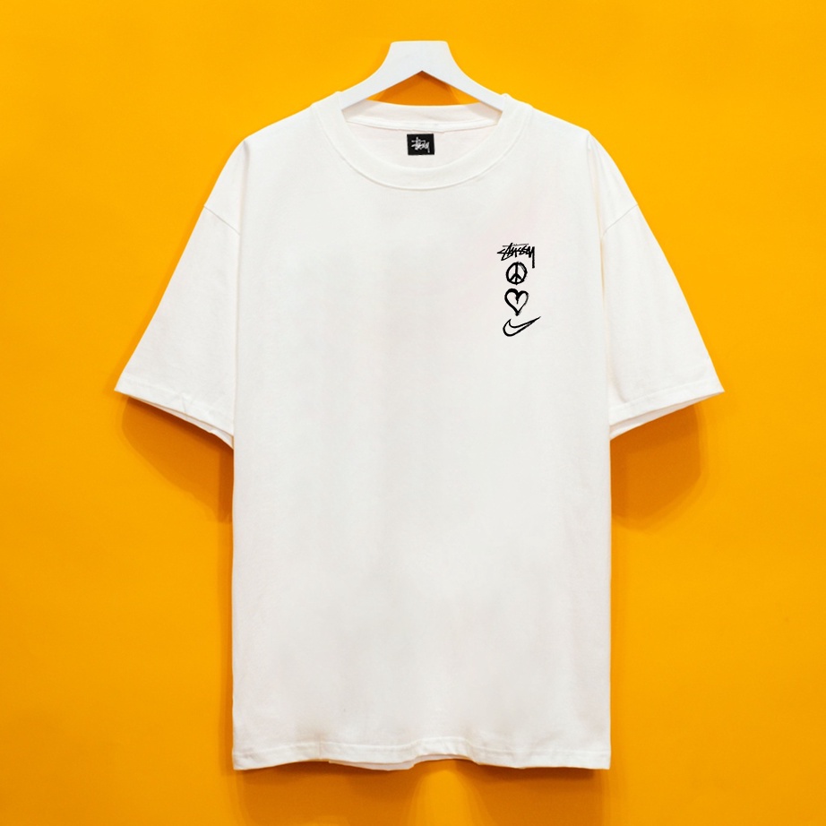 [Premium] Áo thun Stussy 14 Logo Trái Tim form âu chất liệu cotton - Streetwears SG