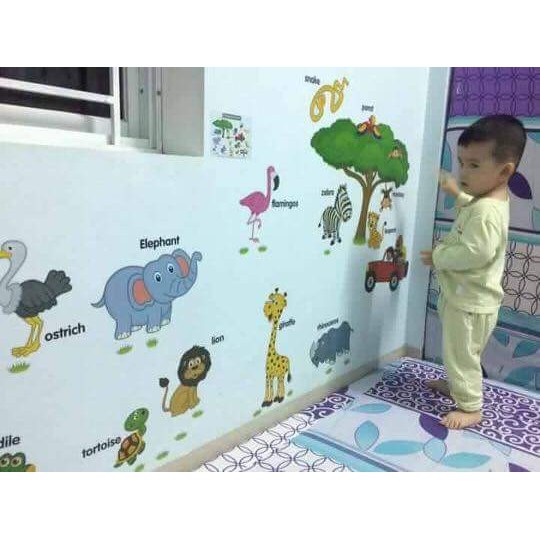 decal dán tường thú tiếng anh | BigBuy360 - bigbuy360.vn