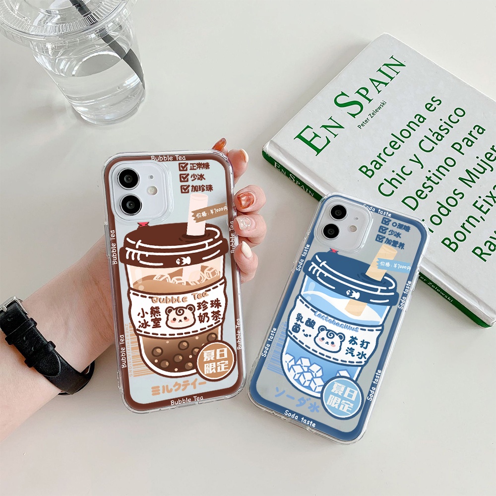 Ốp Điện Thoại Tpu Mềm Chống Sốc In Hình Dễ Thương Cho iPhone 11 12 13 pro max XS X XR XSMax 7 8 6 6s plus 5 4 SE 2020