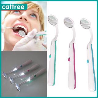 Dental Lighted Mirror LED Dentist Mirror Plastic Light