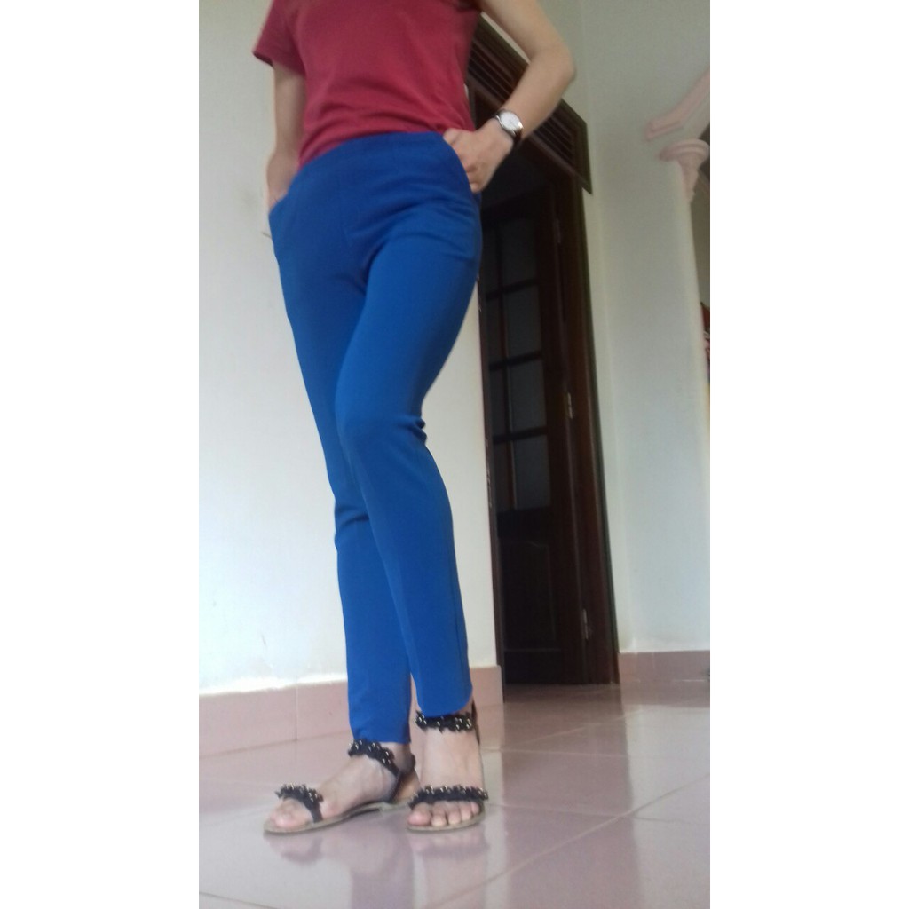 Quần thun dáng chuẩn quần tây nhiều màu(có sz ngoại cỡ)