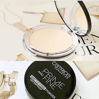 auth 100% Phấn phủ catrice chống nước Prime And Fine Mattifying Powder Waterproof-cosmetic999