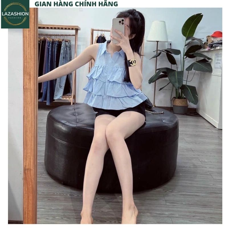 Áo sơ mi nhiều tầng kiểu dáng hàn quốc ulzzang tiểu thư bánh bèo dễ thương, áo kiểu nữ - LAZASHION