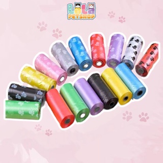 Túi rác dọn phân chó mèo , Túi rác mini , Cuộn rác dọn phân cho thú cưng