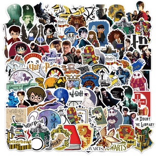 Miếng Dán Trang Trí Hộp Đựng Đồ Phong Cách Phim Hoạt Hình Harry Potter