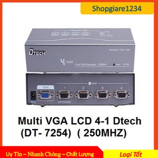 Bộ chia VGA 1 Ra 4 DTECH DT-7254 (DT7254)