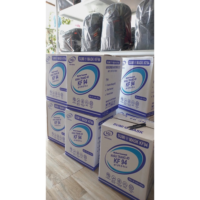 Khẩu trang y tế cao cấp lọc khuẩn và bụi mịn 4 lớp Hải Đăng