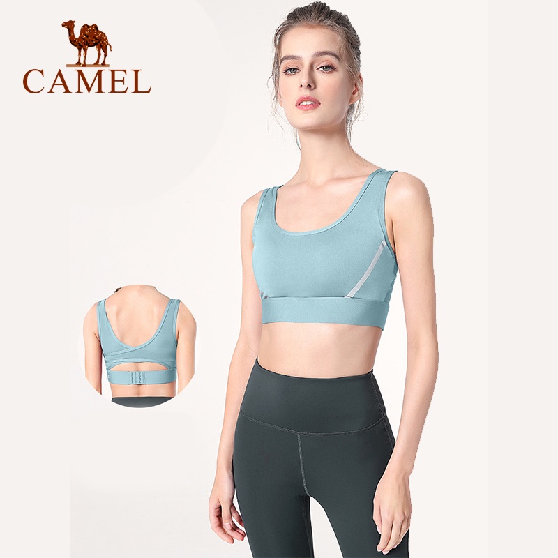 Áo ngực thể thao Camel chống sốc thời trang dành cho nữ tập yoga