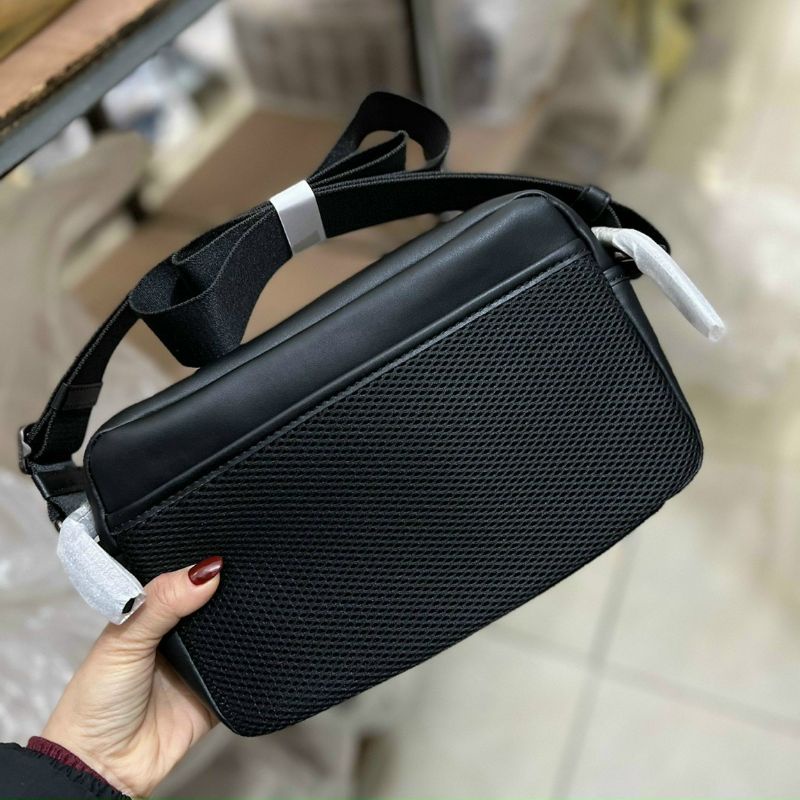 Túi đeo chéo C0ach Patch EDGE Zipper da thật siêu sang