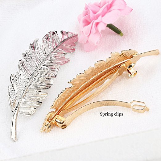 Kẹp Tóc Hình Chiếc Lá Thời Trang Cho Nữ