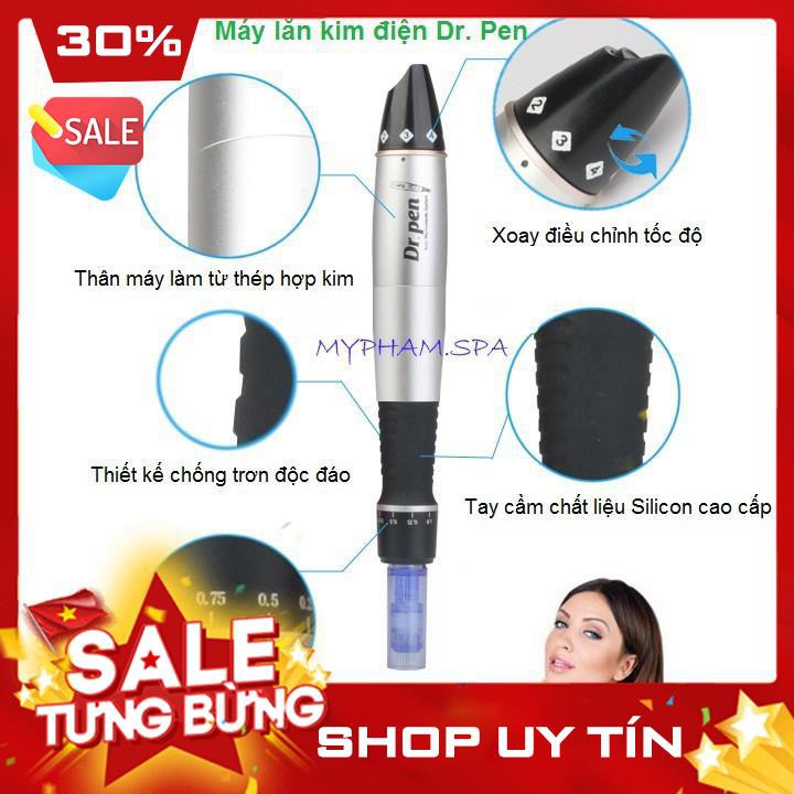 Máy Lăn Kim Cấy Phấn Dr Pen A1 Chính Hãng (Tặng Kèm 2 đầu kim) chính hãng