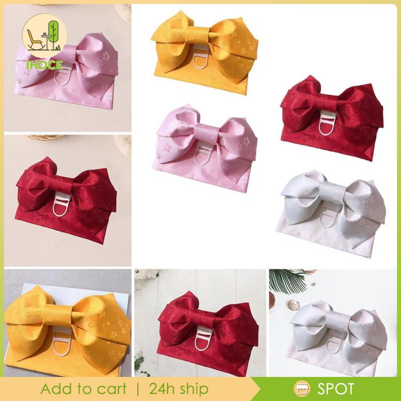 Thắt lưng họa tiết hoa thắt nơ phong cách Nhật Bản Tsukuri OBI Yukata