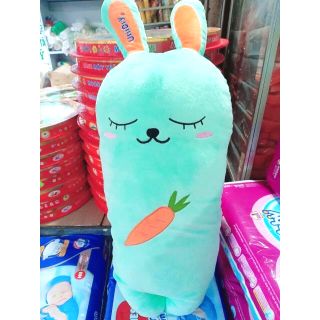 (Mua 10 tặng 1)Thú bông gối ôm carot hàng khuyến mãi của tã unidry siêu mềm mịn  dễ thương chỉ 50k