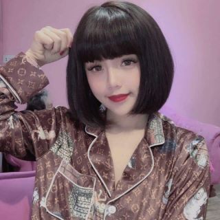 Mái ngố tóc thật