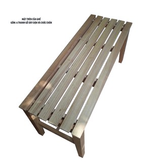 Ghế băng dài 95cm bằng gỗ