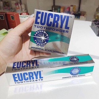 Bột tẩy trắng răng EUCRYL - UK