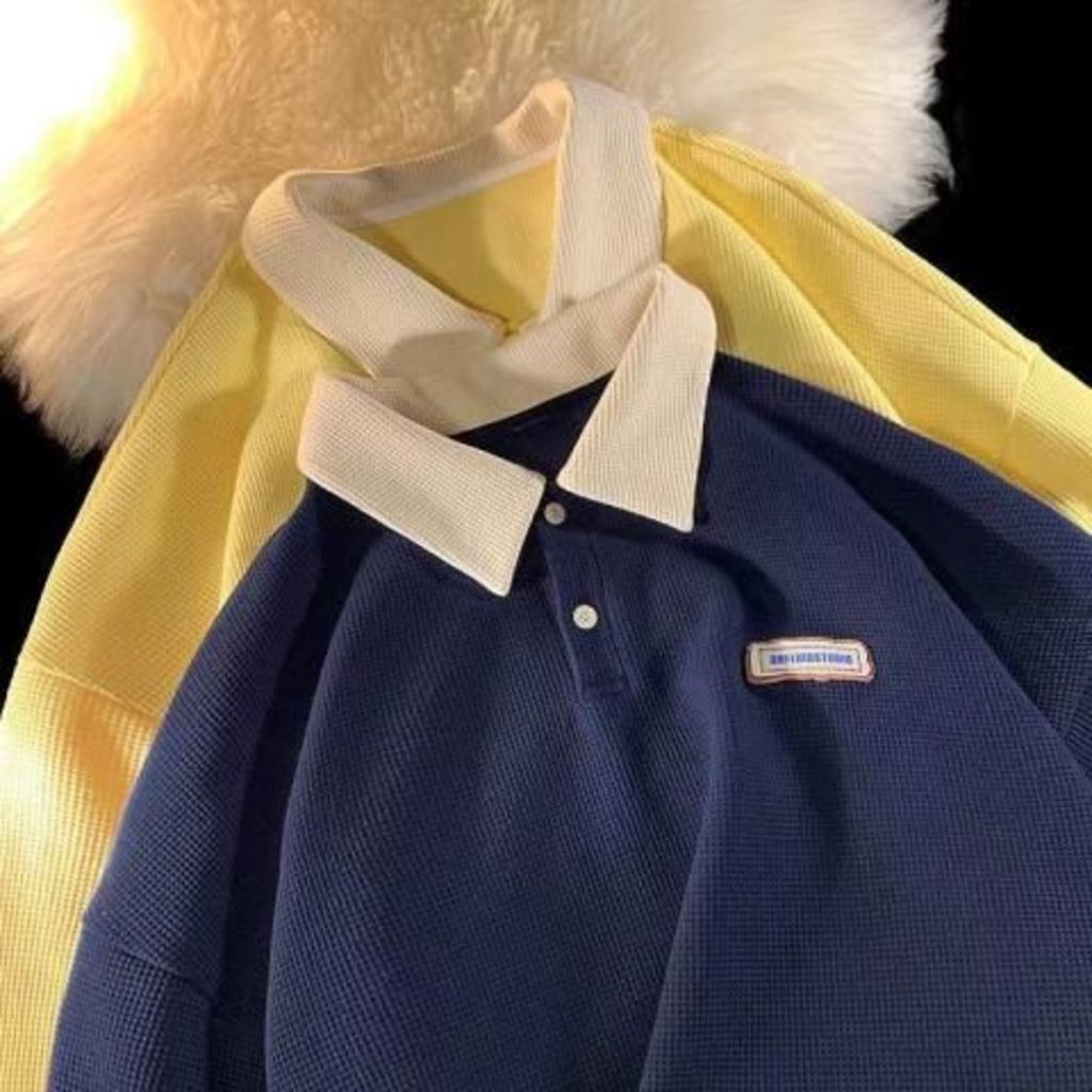 Áo polo Tay Dài Dáng Rộng In Hình Thời Trang Mùa Thu Mới Dành Cho Bạn Nữ